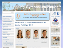 Tablet Screenshot of lessing-gymnasium.de